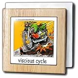 Viscious Cycle - 6 Inch Tile Napkin Holder