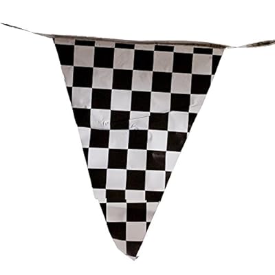 Plastic Checkered Pennant Banner (2 Banners)