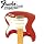 Fender Starcaster Electric Guitar - Gloss RED - Perfect for Beginners! - Stratocaster Body Style - Includes: Planet Waves Guitar Cable, Strap, Ultra Stand, Qwiktune Tuner, D'Addario EXL110 strings, 3 Picks & 15 Watt Starcaster AMP