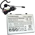 2000mAh High Capacity Internal Battery (3.7V) for HP / Compaq iPaq 2210 / h2210 PDA plus Earbud Headset w/Microphone