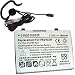Electronics : 2000mAh High Capacity Internal Battery (3.7V) for HP / Compaq iPaq 2210 / h2210 PDA plus Earbud Headset w/Microphone