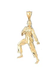 CleverEves 14K Gold Pendant Karate Inspired 9 - Gram(s)