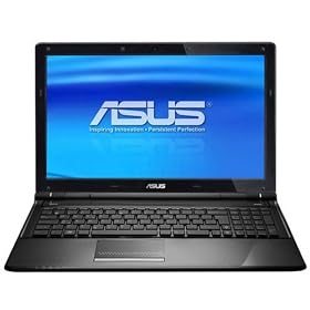 Asus U50F Notebook PC - Intel Core i3-330M 2.13GHz / 4GB DDR3 / 500GB HD / 15.6