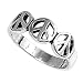 Sterling Silver Ring - 3mm Band Width - 7mm Face Height - Sizes: 4-10