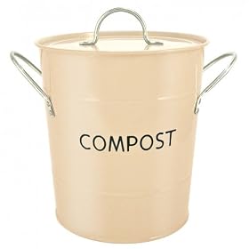 Buttercream Kitchen COMPOST Bin - removable inner bucket - by Eddingtons
