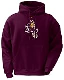 ASU Sun Devils Nike Classic M aroon Logo Hoody