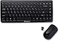 Verbatim Mini Wireless Slim Keyboard and Mouse, Black 97472