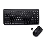 Verbatim 97472 Mini Wireless Slim Keyboard and Mouse (Black)