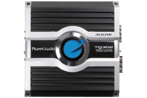Planet Audio TQ302 75 Watts x 2 RMS MOSFET Power Two-Channel Power Amplifier