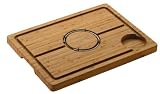 Grunwerg Medium Size Deluxe Bamboo Carving Board [40cm (l) x 28cm (w)]