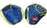 <一般軟式キャッチャーミット>Rawlings 展示会限定 ボルダーフィールド ブルー×ペアーゴールド 2008後期モデル RG-98C-4577-L
