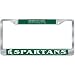 Michigan State Spartans NCAA Chrome License Plate Frame by Wincraft