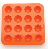 SiliconeZone Flower Butter Mold, Orange