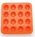 SiliconeZone Flower Butter Mold, Orange
