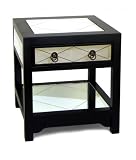 Tanner Mirror Table (Black) (20