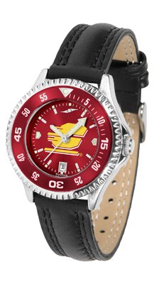 Central Michigan Chippewas CMU NCAA Womens Leather Anochrome Watch