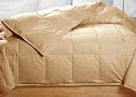 CHAMPAGNE GOLD Colored Feather Down Comforter - Available in King and Queen
