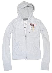 Abercrombie & Fitch Women Full Zip Logo Hoodie Jacket