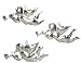 Polished Tin Angels Christmas Ornaments 7"L Set / 6 (3 ea)