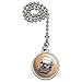 Just Write Antique Typewriter Writer Author Ceiling Fan and Light Pull Chain