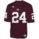 adidas Mississippi State Bulldogs #24 Youth Maroon Replica Football Jersey