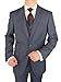 Bianco B Men's Suit 3 Piece Vested Suit Ticket Pocket Jacket Vest & Trousers