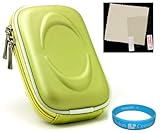 SumacLife Brand Lime Green Color Canon PowerShot SX230HS Camera Case + Scre ....