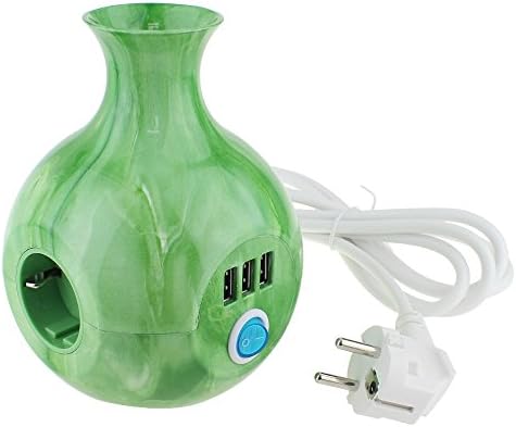 Wonplug Electrical Power Strip With three USB Port 3.1A, 2M Cable