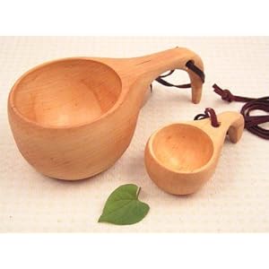 【クリックで詳細表示】北欧 直輸入！ククサ 【kuksa】 大・小セット