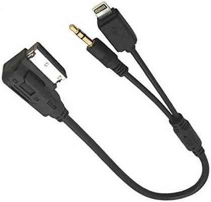 KGK ® For modles after 2009, AMI MDI MMI Adapter-Cable Connect Ipod Iphone 5 ,5s, Iphone 6, Iphone 6 Plus Ipad to Audi A4 A5 S5 A6 A8 Q7 / Vw Jetta GTI GLI Jetta Passat Cc Tiguan Touareg EOS / Skoda