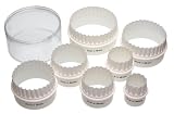 Kitchen Craft Plastic Double Edged Biscuit/Pastry Cutters- boxed