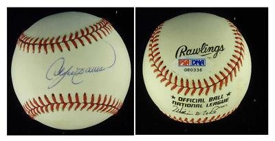 Andre Dawson Signed Baseball PSA DNA COA Chicago Cubs - Autographed Baseballs