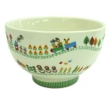 Petit jam/プチジャム《線路》お茶碗(陶器製)☆キャラクター食器通販☆ Petit jam/プチジャム《線路》お茶碗(陶器製)☆キャラクター食器通販☆