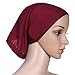 Ksweet 4 x Hijab Head Cover Inner Cap Thick Underscarf Women Underscarf Bonnet