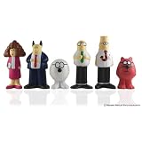 Dilbert Characters - Dilbert, The Boss, Dogbert, Catbert, Alice and Wally