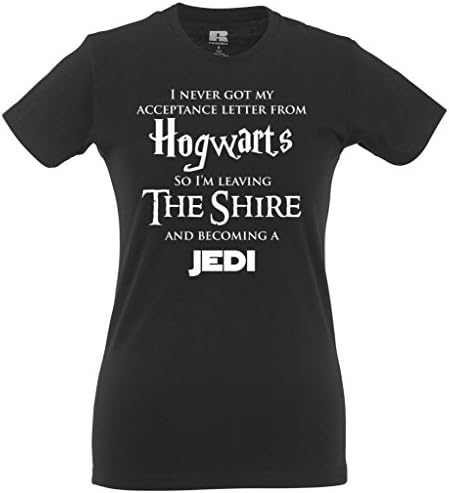 HOGWARTS LOTR JEDI TShirt Star Wars Hobbit Harry Potter Lord of The Rings Parody