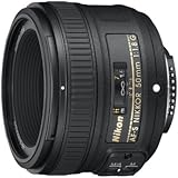 Nikon AF-S FX NIKKOR 50mm f/1.8G Lens with Auto Focus for Nikon DSLR Cameras