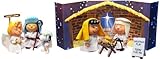 Peanuts Christmas Pageant Nativity Action Figure Set of 6