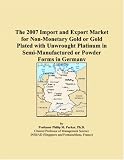 Revue ICON Group International, Inc.  / The 2007 Import and Export Market for Non-Monetary Gold or Gold Plated with Unwrought Platinum in Semi-Manufactured or Powder Forms in Germany