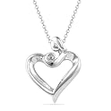 Diamond Heart Pendant Necklace