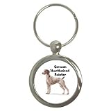 German Shorthaired Pointer Key Chain (Round)