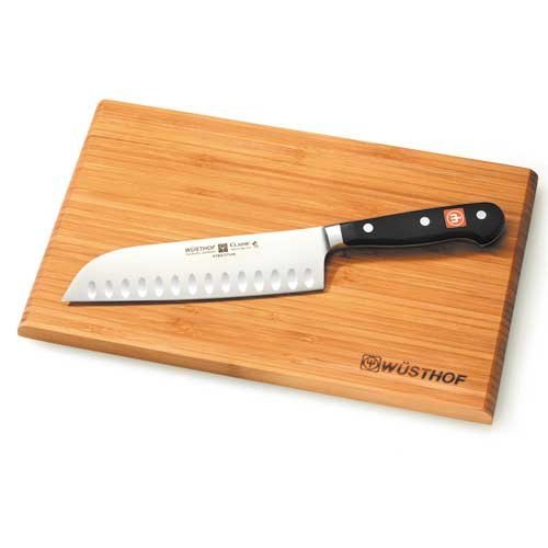 Wusthof Classic Santoku with Cutting Board