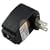 eForCity Universal Black 2 Port USB Travel Charger Adaptor for iPhone / iPod / PDA / Digital Camera