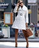 Apparel : Jessica Simpson Pillow-Collar Coat With Buckled Belt