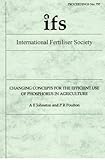 Changing concepts for the efficient use of phosphorus in agriculture