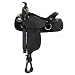 15" 16" FQHB Fabtron Black Synthetic Saddle