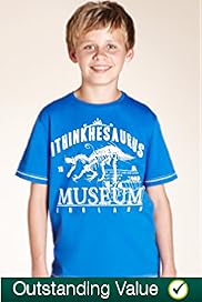 Pure Cotton Short Sleeve Dinosaur T Shirt