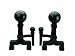 Minuteman International X300020 6-Inch Diameter Black Ball Andirons