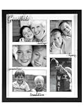 Review Malden 4050-546 / Grandkids 5 Opening Picture Frame Black 4x6