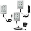 USB cable with Car and Wall Charger Deluxe Kit for the Sony PRS-600 Reader Touch Edition - uses Gomadic TipExchange Technology